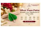 Buy Silver Paan Patta Online at Best Price | The Stardust Studio