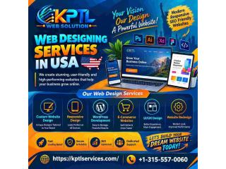 Affordable Web Designing Services in USA | KPTL Services