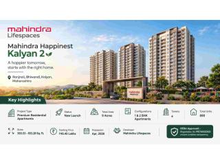 Mahindra Happinest Kalyan 2 | 1 & 2 BHK Apartments