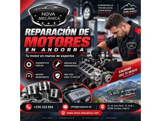 Reparación de motores en Andorra con Diagnóstico Preciso