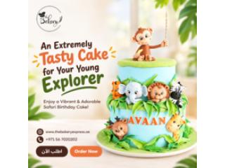 Bring the Jungle to Celebration with a Safari Animal Birthday Cake