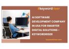 AI Software Development Company in USA for Smarter Digital Solutions - Keywordriser
