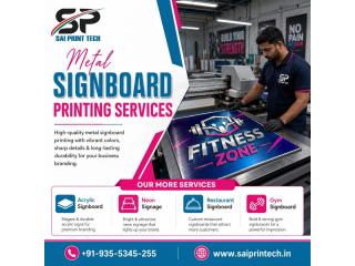 Metal Signboard Near Me: Things to Consider Before Choosing