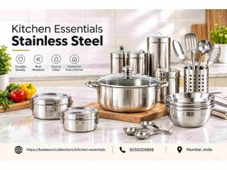 Kitchen Essentials Stainless Steel Utensils: Reliable Tools for Everyday Cooking