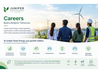 Careers | Juniper Green Energy Limited