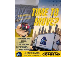 Professional Movers and Packers in UAE – A One Movers