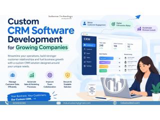 Custom CRM software development for growing companies