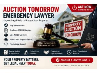 How Can an Auction Tomorrow Emergency Lawyer Help You?