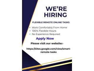 Immediate Openings: Flexible Online Work from Anywhere