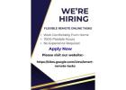 Immediate Openings: Flexible Online Work from Anywhere