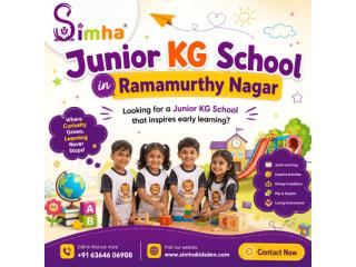 Junior KG School in Ramamurthy Nagar