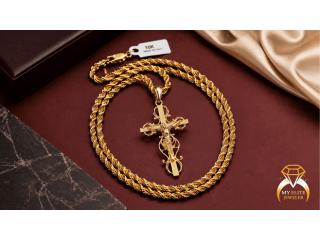 Buy 10K 14K Cuban Chain Rope Chain in Texas USA–My Elite Jeweler