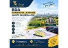 BDA change of land use agents in Bangalore