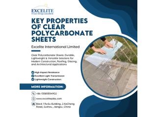 Key Properties of Clear Polycarbonate Sheets