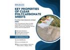 Key Properties of Clear Polycarbonate Sheets