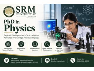 Pursuing a PhD in Physics at SRM University AP