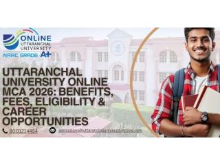 Uttaranchal University Online MCA 2026: Benefits, Fees, Eligibility & Career Opportunities