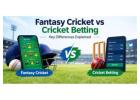 Fantasy Cricket vs Cricket Betting: Key Differences Explained