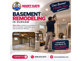Basement Remodeling in Durham | Manyhats