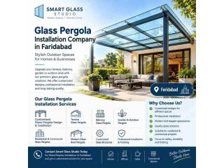 Glass Pergola Installation Company in Faridabad