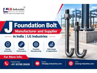 J Foundation Bolt Manufacturer and Supplier in India | LG Industries