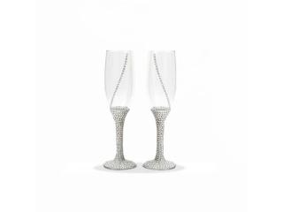 Buy Tiffany Engraved Champagne Futes for Wedding