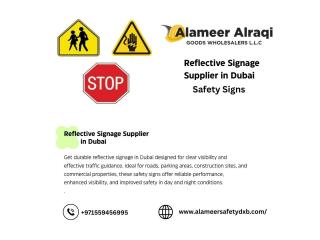 Reflective Signage Supplier in Dubai