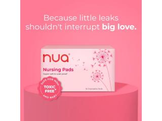 Soft, Leak-Proof Nursing Pads – Safe & Disposable | Nua