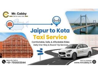 Jaipur to Kota Taxi – Safe & Comfortable Ride