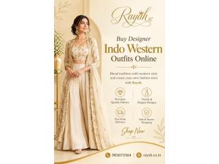 Buy Designer Indo Western Outfits Online in India - Rayah
