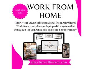 Work Smarter, Not Harder! Launch Your Own Online Business Today