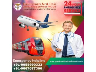 Panchmukhi Hi Tech Train Ambulance from Patna- Nationwide Transfer