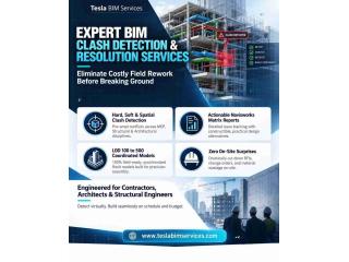 Eliminate Construction Rework with Expert BIM Clash Detection Services