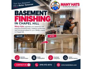 Basement Finishing in Chapel Hill | Manyhats
