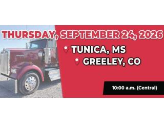 Tunica, MS / Kersey, CO, Sep 2026 Truck Auction
