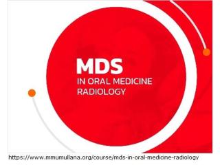 Mds radiology
