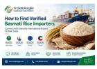How to Find Verified Basmati Rice Importers