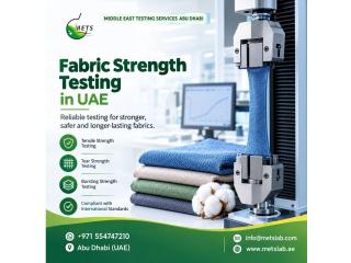 Fabric Tensile Testing Lab UAE – Reliable Textile Testing Services