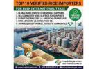 Top 10 Verified Rice Importers for Bulk International Trade 