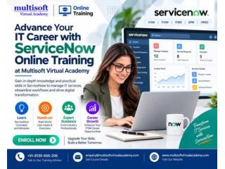 Advance Your IT Career with ServiceNow Online Training at Multisoft Virtual Academy