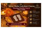 Shop Silver Maha Lakshmi Charan Online at Best Price | The Stardust Studio