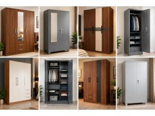 Stylish Bedroom Almirahs & Storage Furniture Online | YouConstruct