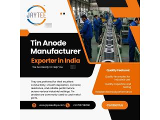 Reliable Tin Anode Manufacturer and Exporter in India