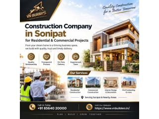 Construction Company in Sonipat for Residential & Commercial Projects
