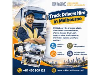 Truck Drivers Hire in Melbourne