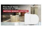 Best Motion Detector Lighting System for Offices | Sensinova 