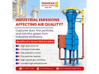 Venturi Wet Scrubber for Industrial Emission Control