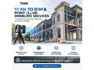 Scan to BIM Services for Accurate As-Built 3D Modeling