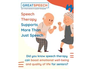 Speech Therapy for Adults and Seniors | Greatspeech.com