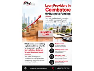 Loan Providers in Coimbatore for Business Funding